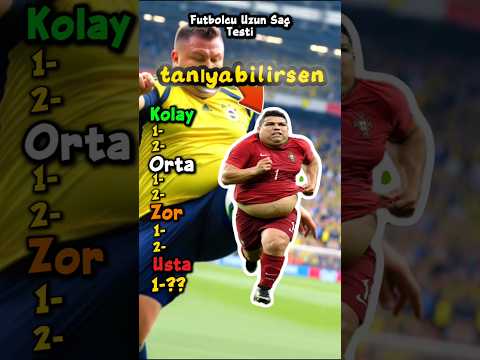 Futbolcuları Obez Hallerinden Tanı!⚽👀  #futbol #bilgiyarışması #shorts