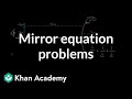 Understanding Mirror Equations and Sign Conventions