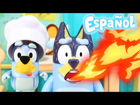 Bluey Cocina la comida | Bluey Divertido