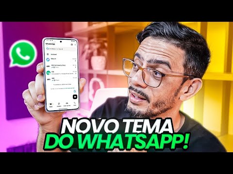 ✨️Novo Tema para Tela inicial do WhatsApp - Adeus TEMA Verde 👋🏻