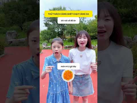 Thử thách càng ghét chạy càng xa phiên bản đồ ăn
