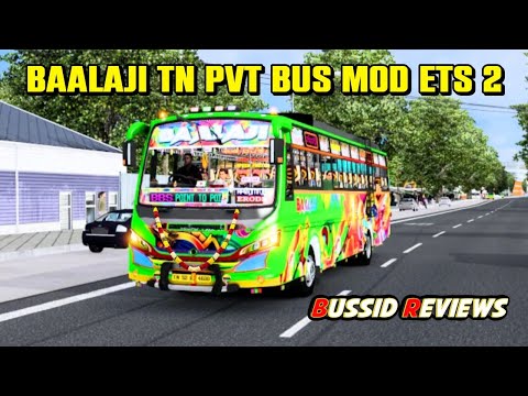 🎀🤩NEW BAALAJI Tamilnadu Private Bus Mod😎Coming Soon On ETS 2💥😎