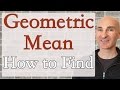 Geometric Mean and Triangle Properties
