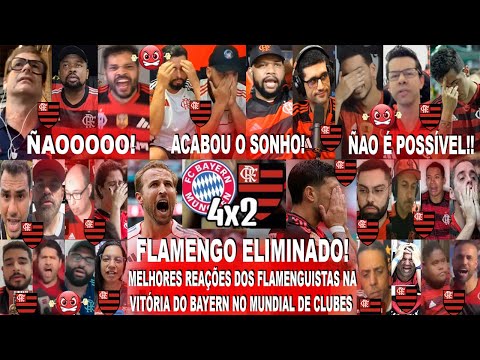 MELHORES REAÇÕES DOS FLAMENGUISTAS ELIMINADO AO FLAMENGO 2X4 BAYERN DE MUNIQUE - ACABOU O SONHO