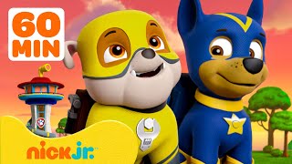 Paw Patrol | ¡Súper Cachorro Rubble al rescate! con PAW Patrol | 1 hora | Nick Jr. en Español