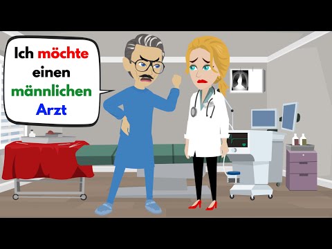 Männlicher Patient mobbt eine Ärztin + Bonus eine Geschichte | Deutsch lernen