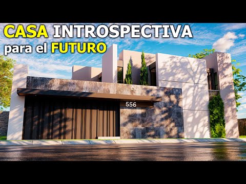 Hermosa CASA INTROSPECTIVA con 4 HABITACIONES