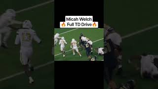 Micah Welch | Full TD Drive 🔥🔥🔥