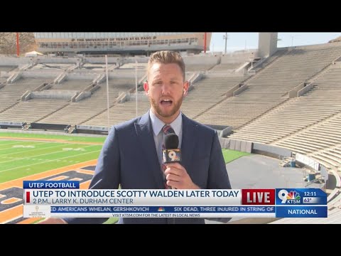 WATCH LIVE: UTEP introduces Scotty Walden as new head football coach ...