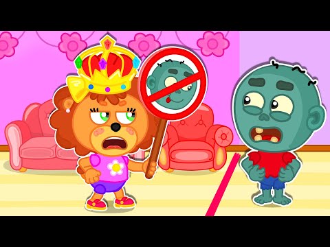 Lion Family | Princesses vs Zombies  Learning to Share the Room and other Fun Stories for Kids