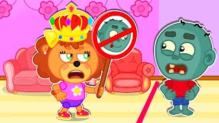 Lion Family | Princesses vs Zombies  Learning to Share the Room and other Fun Stories for Kids