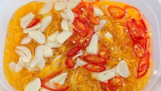 Đu Đủ Ngâm Chua Ngọt Giòn Ngon Hơn Cách Thông Thường