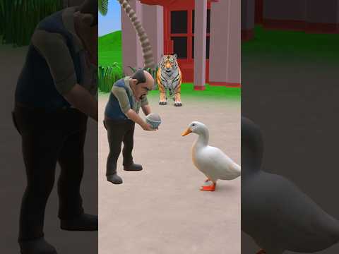 Uncle feed funny birds 😁l Gulli Bulli l Cartoon l granny I tmkoc l shortscomedy