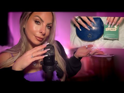 ASMR SUPER Clicky Whisper LOFI Sephora Haul Skincare & Makeup Tracing & Gentle ASMR Sounds