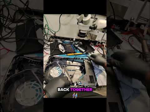 PS5 power supply with a blown capacitor