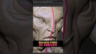 Making realistic skin pores in ZBrush using alphas