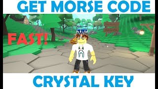 How To Get The Morse Code Very Easily Crystal Key Roblox - roblox ready player one key