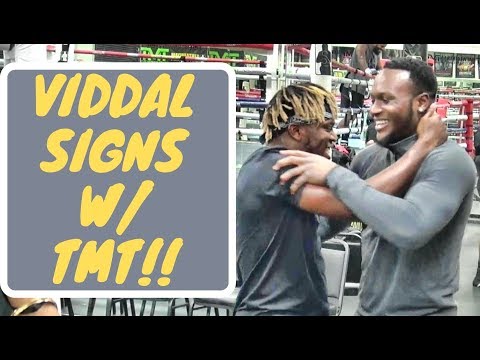 Viddal Riley signs with Mayweather Promotions....KSI loses his mind!