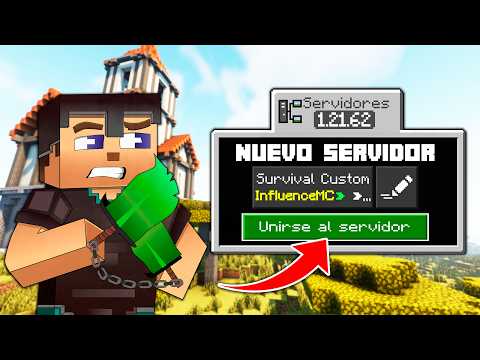 ✅ NUEVO Servidor Survival CUSTOM para MINECRAFT PE 1.21.62 😱 Servidor para Minecraft Bedrock 1.21