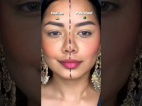 🇮🇳Indian Vs 🇵🇰Pakistan Makeup Look😍 | #shorts | SUGAR⁩ Cosmetics