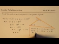 Triangle Angles and Exterior Angles