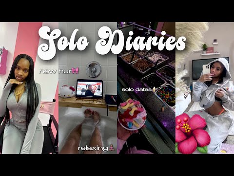 WEEKLY VLOG | Solo Diaries + Trying Quick Weave + Dating Myself + Black Friday + My Weekend & More