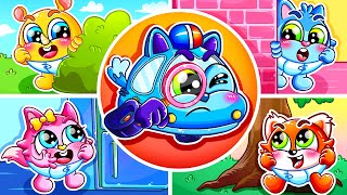 Peek-a-Boo Song | Hide and Seek Song + More Nursery Rhymes by Cars & Play