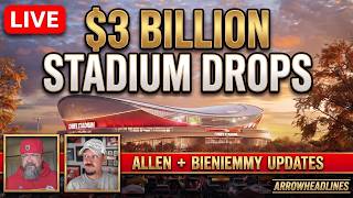 Chiefs LIVE: $3B Stadium Reveal, Bieniemy Update & Cyrus Allen Carted Off