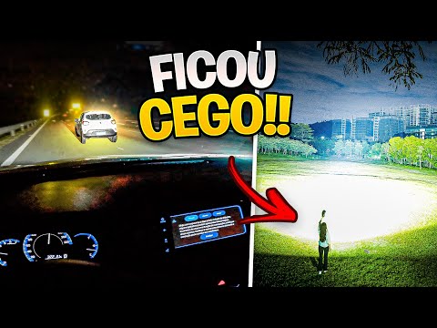 COMPREI A LANTERNA MAIS FORTE DO MUNDO PRA TIRAR OS LENTOS ESQUERDA 🔦