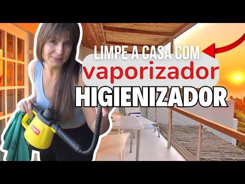 COMO LIMPAR A CASA COM VAPOR USANDO O VAPORIZADOR E HIGIENIZADOR