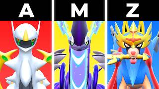 Catch the Strongest Pokemon Alphabet Challenge