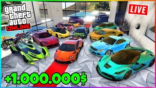 XXL Tuning Treffen und viel GELD verdienen in GTA 5 ONLINE! GTA 5 Live mit der Crew!