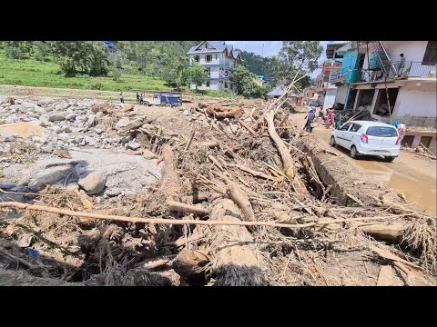 Cloudburst in Megli village Karsog near Shimla || Himachal Pradesh, India