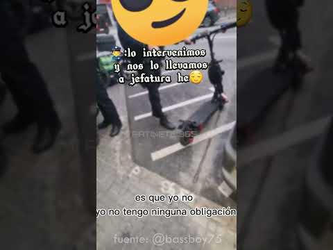 POLICÍA comprueba así la VELOCIDAD de un PATINETE 🤯