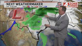 LATEST FORECAST: Temps stay mild ahead of potential rain this weekend