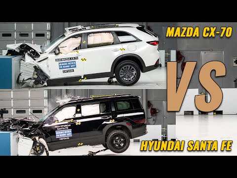 Santa Fe vs CX-70 – Crash Test | Which SUV is SAFER?!