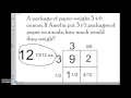Multiplying Mixed Numbers and Fractions