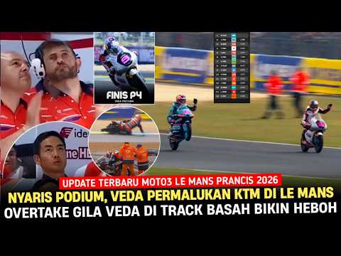 Detik-Detik Kunci P4!! Overtake Gila Veda Pecundangi Para Pembalap KTM, Bikin Dunia.Takjub