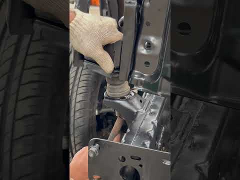 ใส่เหล็กซุ้มล้อ FORTUNER #ช่างหมีช่างเคาะ #automobile #mechanic #carrepair