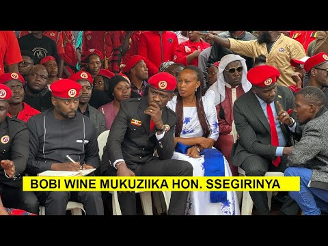 HAPPENING NOW: BOBI WINE AT SSEGIRINYA'S BURIAL