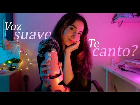 ASMR Te hablo SUAVE Y te CANTO un poquito 🤭 Para DORMIR