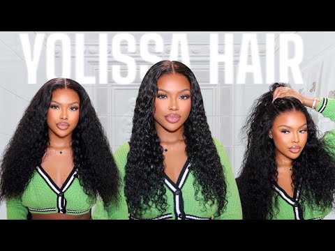 ONE OF THE BEST HD LACE 🔥 WATCH ME SEAMLESS INSTALL A BOMB WATERWAVE FRONTAL WIG | Yolissa Hair