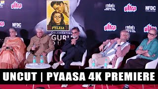 Guru Dutt's CULT film Pyaasa Premiere | Javed Akhtar, Sudhir Mishra, R. Balki, Hansal Mehta
