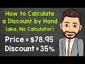 Calculating Discounts by Hand