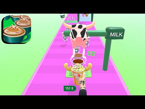 Coffee Stack ​- All Levels Gameplay Android,ios (Levels 384-386)