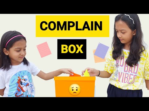 COMPLAIN BOX 📦💥 | Funny Kids Complains | Aayu and Vanu