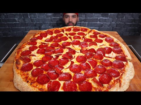 (ASMR) COSTCO XL PIZZA MUKBANG