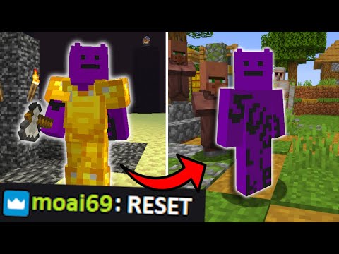 Minecraft, but if chat spells "reset" my speedrun resets...