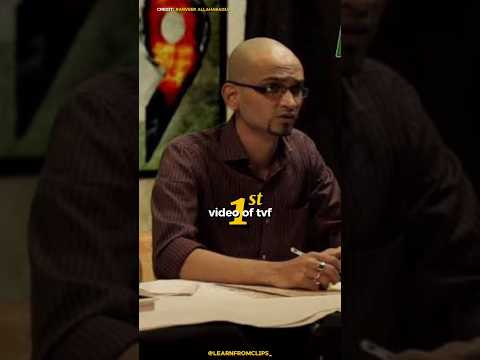 The Story BEHIND the 1st Video of TVF! #tvf #rowdies #beerbiceps #shorts