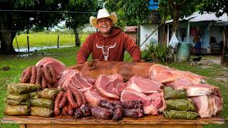Así sacamos la MANTECA de marrano los LLANEROS.